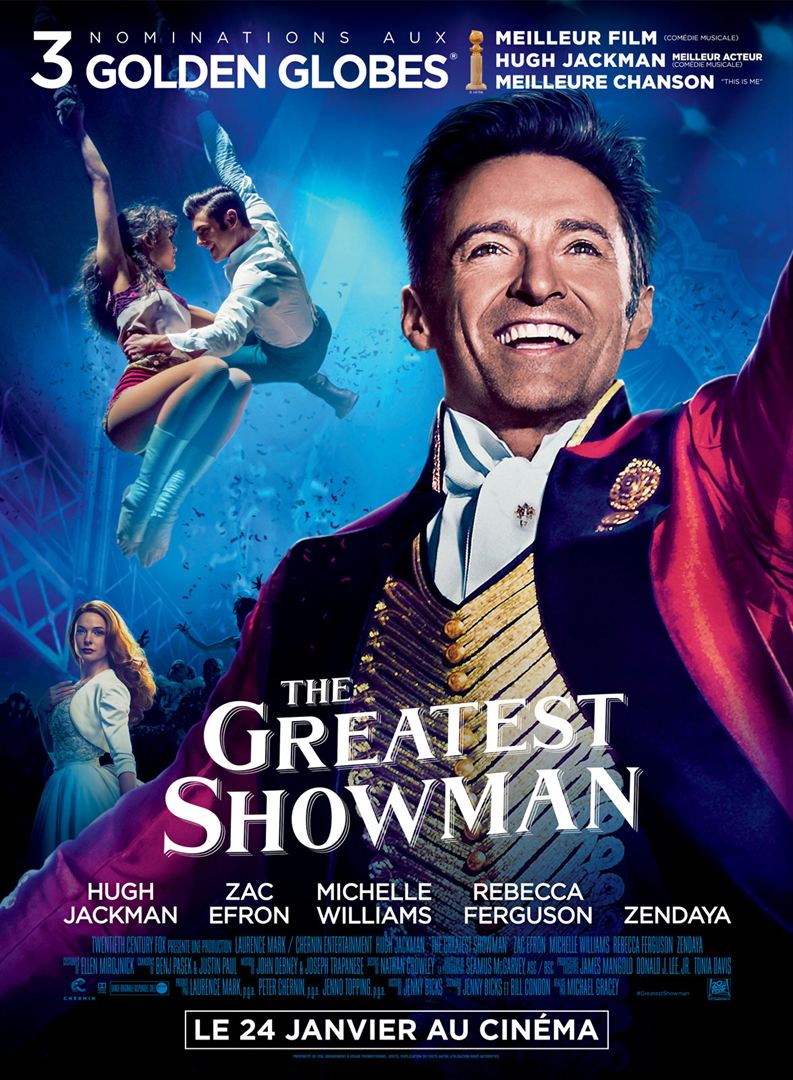 affiche the greatest showman