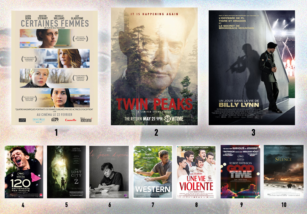 Top 10 de l’année 2017